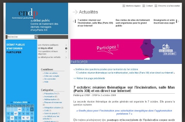 Le site web du dbat