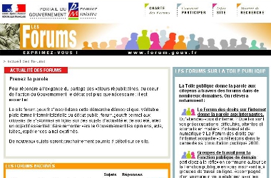 Les Forums du Gouvernement
